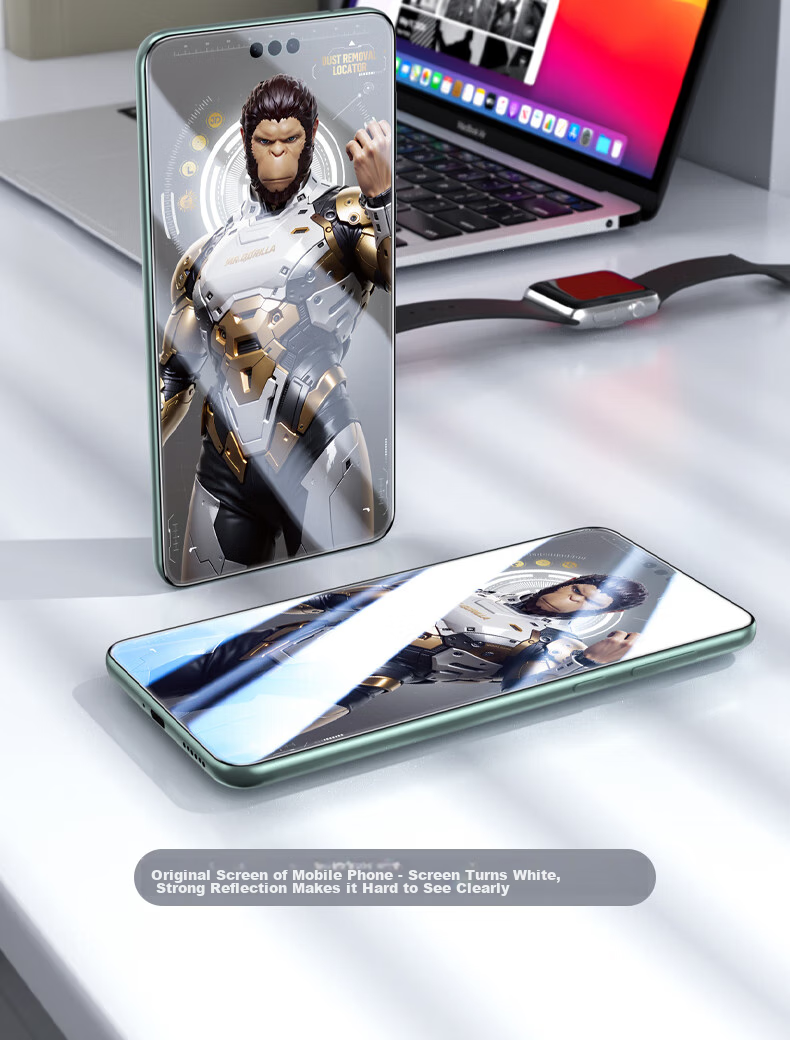 Lanxingxiansheng [Class T*AR Enhanced Magnetic Sputtering + 3D Large Arc Edge] Tempered Glass Screen Protector for Huawei Mate60 Pro/Pro+, Dust-Free Chamber Phone Film for Huawei Mate60 RS 11