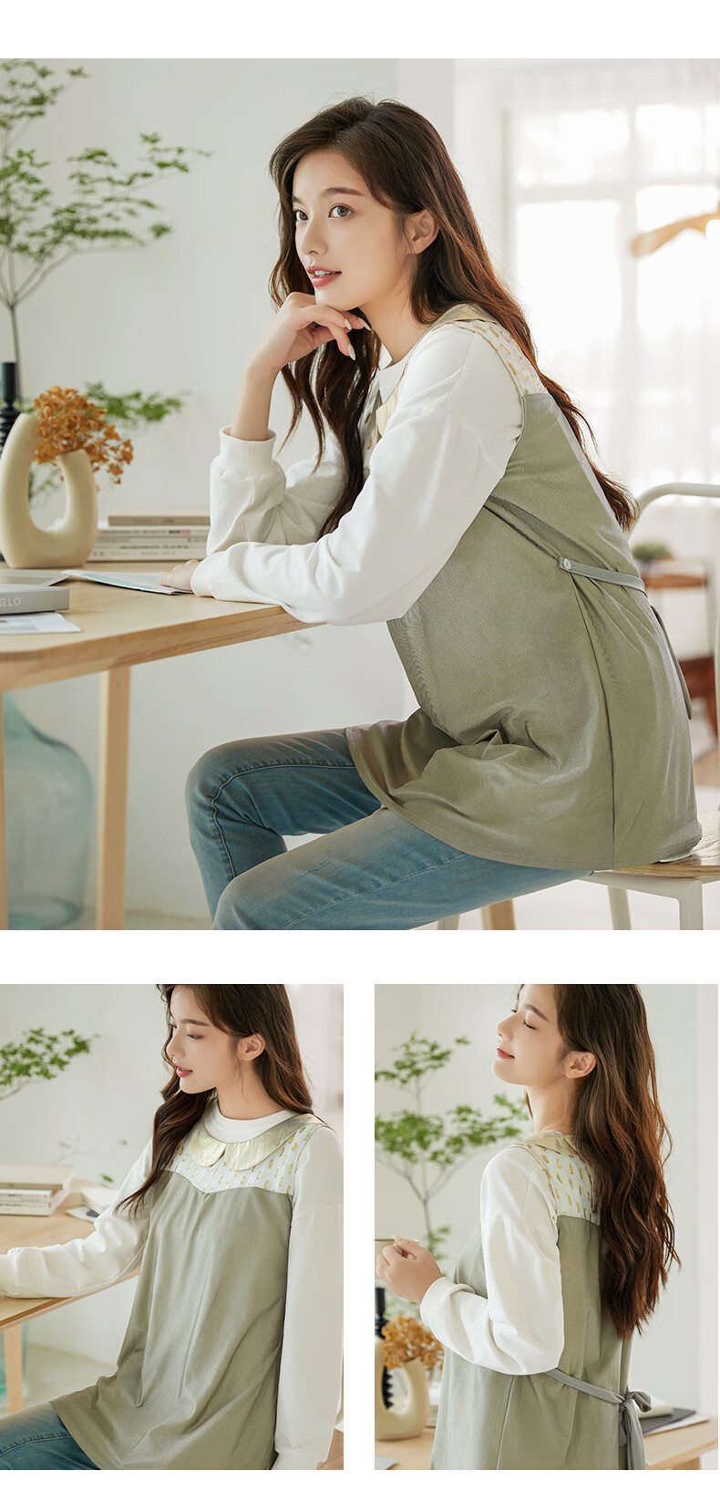 October Mommy Radiation Protection Maternity Workwear, Silver Fiber Spaghetti Strap Protective Isolation Top, All-Season Gray XL 12
