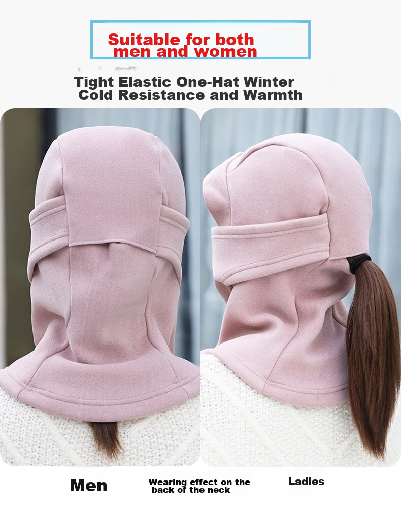 BWNK Windproof Hat for Women, Winter Outdoor Cycling Cap with Fleece Lining, Thickened Cold-Proof Warm Hat for Men, Northeast Skiing Hat, Winter Cap, Khaki 6