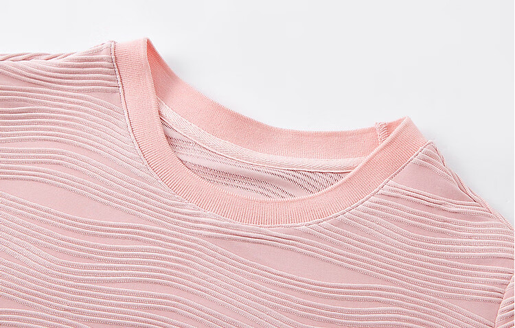 Dme [Simple And Elegant] Spring And Autumn Round Neck A-Line Textured Knit Slightly Stretchy Midi Dress for Wome 11