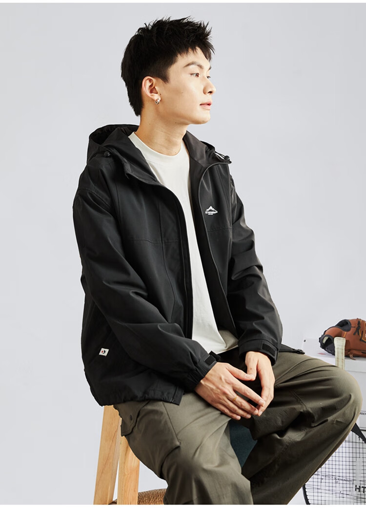 TonLion 2026 Spring And Autumn New Loose Hooded Jacket, Casual Trendy Outerwear for Me 9