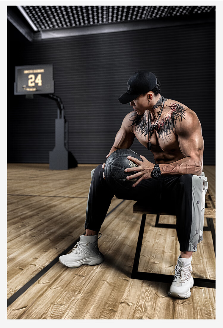 Monster Guardians Men's Athletic Pants, Basketball Button-Up Shorts, Quick-Release Side Buttons, Training Joggers, Black, Size S 3