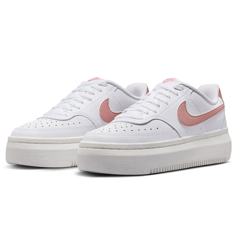 NIKE COURT VISION ALTA Women's Casual Shoes with Shock Absorption, Sports Sneakers DZ5394-102 White Pink Size 38.5