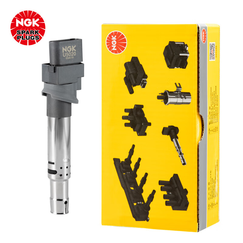 NGK Ignition Coil U5020 Single Pack Suitable for Audi A3, Q7, TT, CC, Magotan, Phaeton, Touareg, Passat