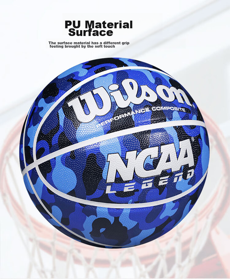 Wilson NCAA Series Camouflage Pattern Campus Indoor And Outdoor Size 7 Basketball Training Wear-Resistant WTB0929ROIB07CN 4