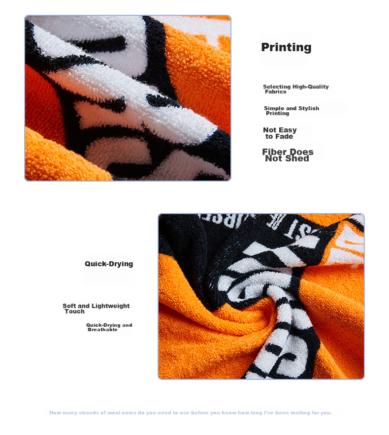 KAWASAKI Sports Towel, Sweat-Absorbing, for Badminton, Running, Fitness, Quick-Drying Sweat Towel KTW-983, Red And Blue, 40CM*100CM 6