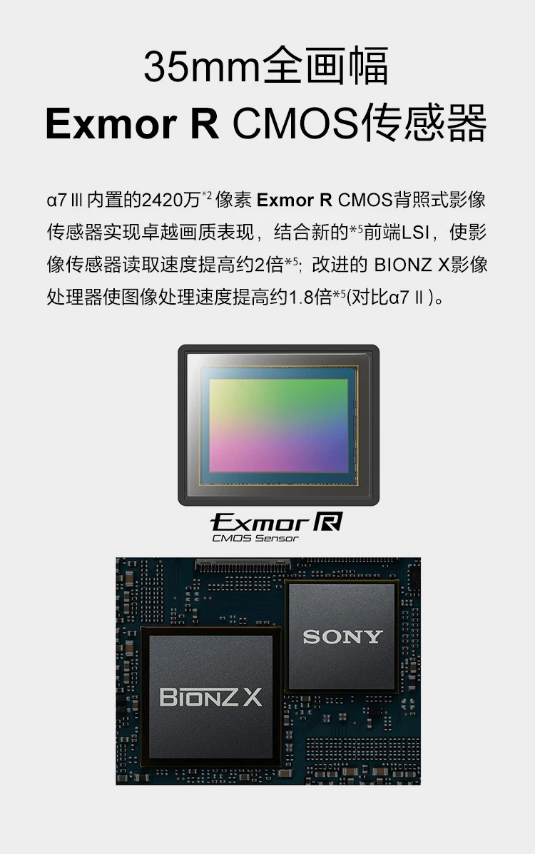 Sony Sony Alpha 7 III body a7M3/A73/ILCE-7M3 full-frame mirrorless digital camera about 24.2 million effective pixels 5-axis image stabilization Sony Sony Alpha 7 III body a7M3/A73/ILCE-7M3 full-frame mirrorless digital camera about 24.2 million effective pixels 5-axis image stabilization
