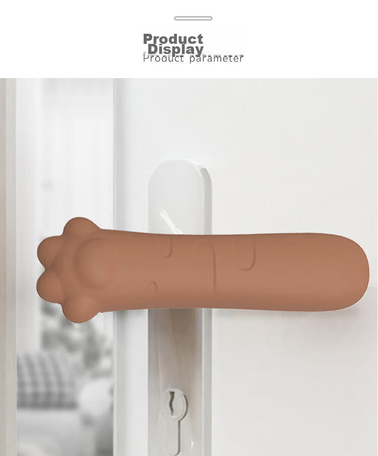 9I9 Children's Door Handle Protector, Baby Room Door Pull Handle Anti-Collision Protection Silicone Cover 21A458 11