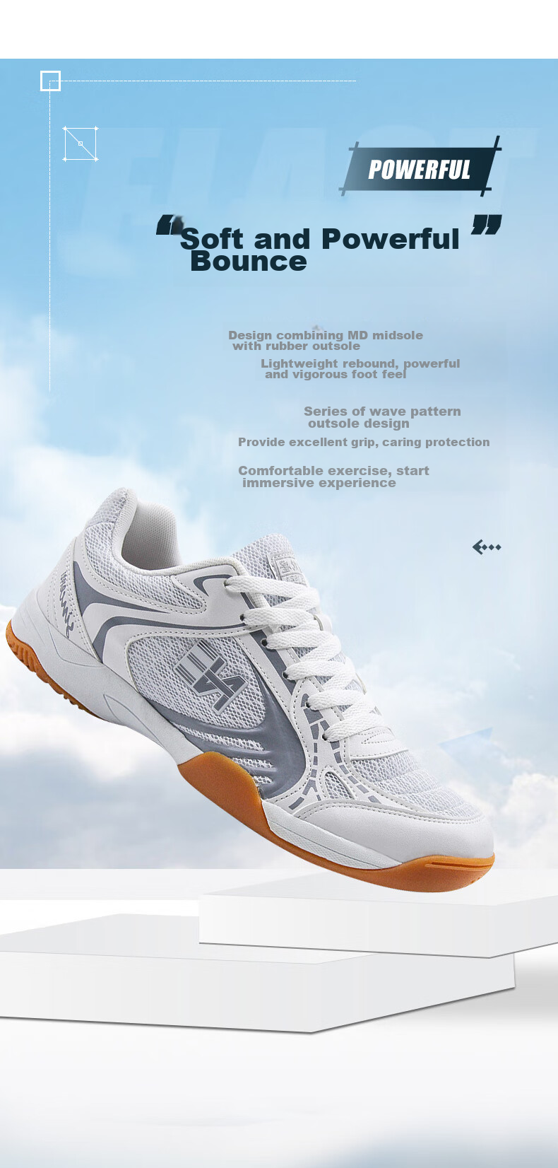 Shuangxingbate Low-Top Sports Table Tennis Badminton Shoes with Tendon Sole, Breathable Mesh Upper, Casual Running Competition Training Shoes for Men And Women Couples 7