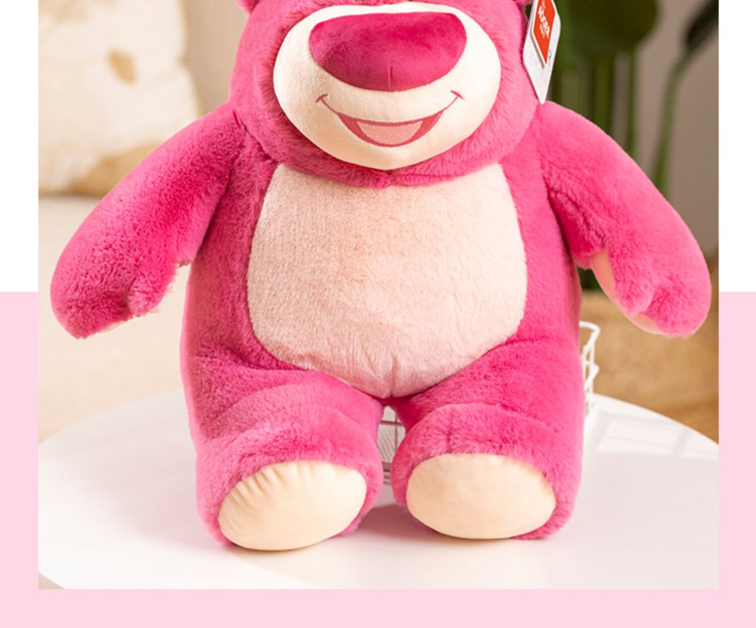 Disney Plush Doll Pillow Stuffed Animal Birthday Gift for Girls, Toy Story Strawberry Bear Fragrance 10