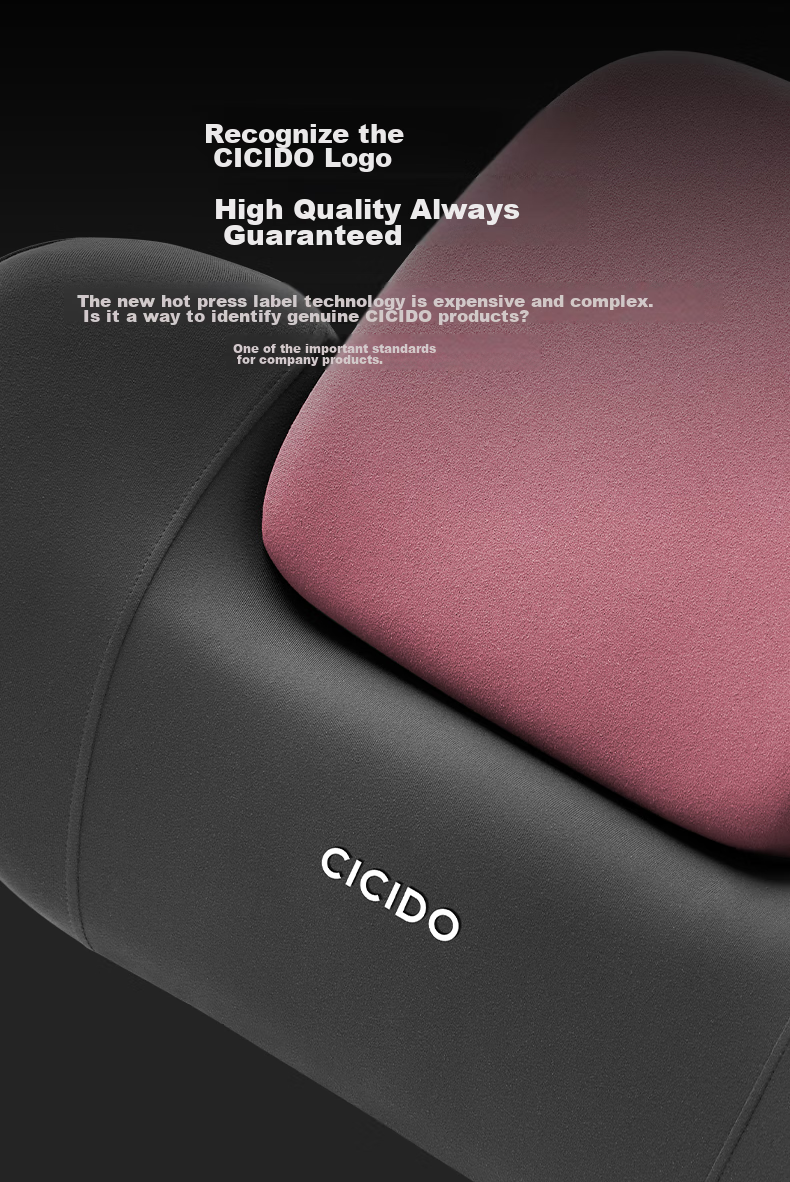 CICIDO [Innovative Technology], Lumbar Support Backrest Car Cushion Seat Pad, All Black SS0134 13