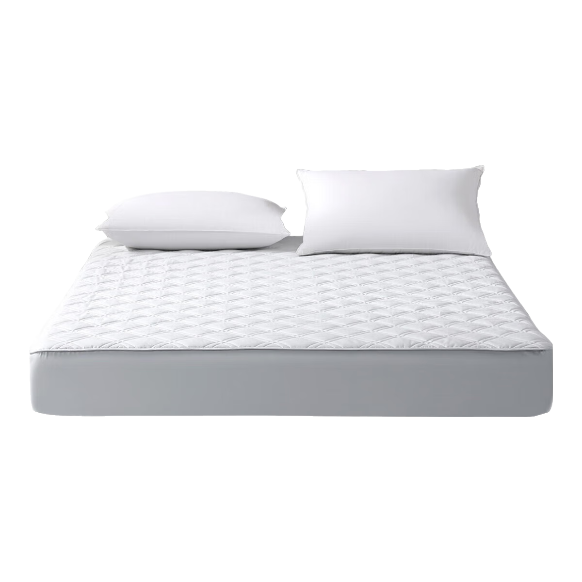 Shuixingjiafang Cotton Bed Pad, Antibacterial And Anti-Mite, Breathable And Moisture-Absorbing, for 1.8-Meter Bed, White