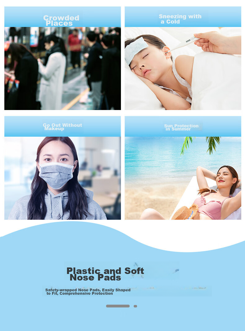 AMS KN95 Face Mask Individually Wrapped, Industrial Protection against Pollen Dust Sand Smog Droplets, Men's Sun Protection Renovation Formaldehyde Odor Allergy Women's Commute Grinding Specialized 50 Pieces/Box 10