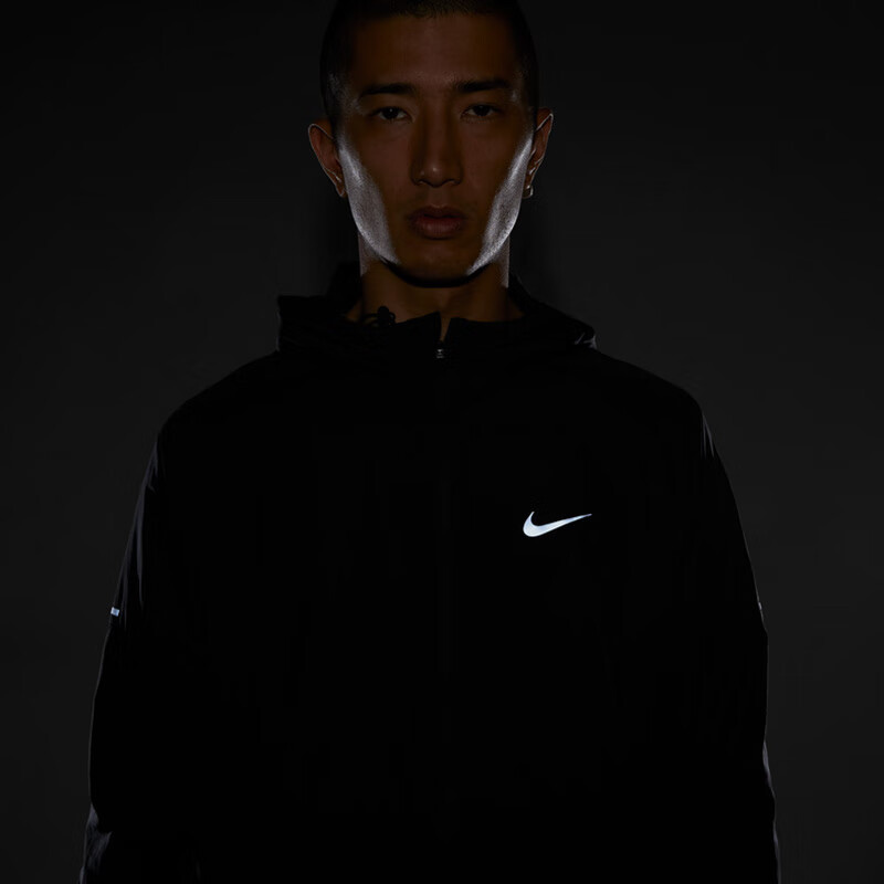 NIKE Men's Spring And Autumn Lightweight Woven Jacket, Sports Casual, DD4747-010 Black L 5