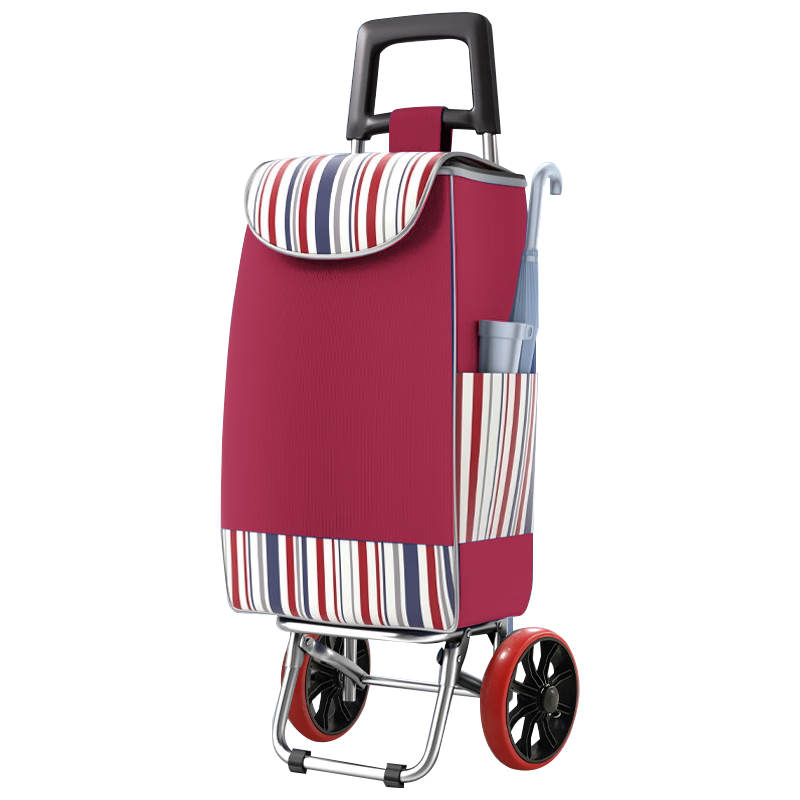 Paiying Shopping Cart, Foldable Portable Grocery Trolley for Home Use, Stair Climbing Helper, Hand Truck