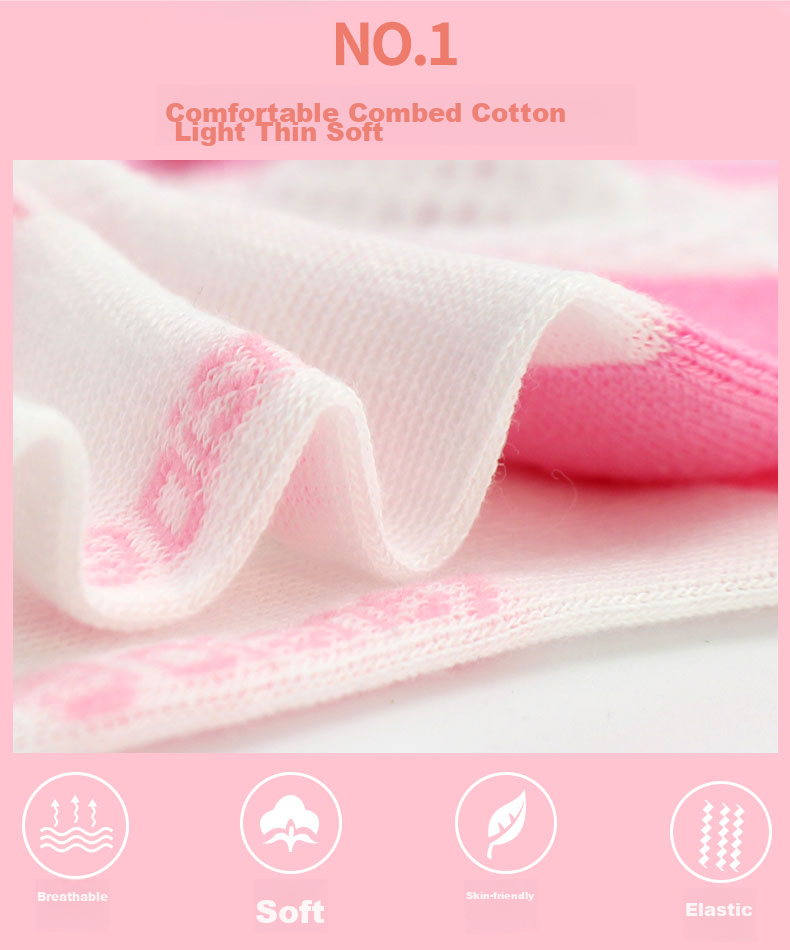 Disney Children's Socks, Summer Thin, Cute Baby Breathable Mesh Socks, Princess Girls' Short Socks 2