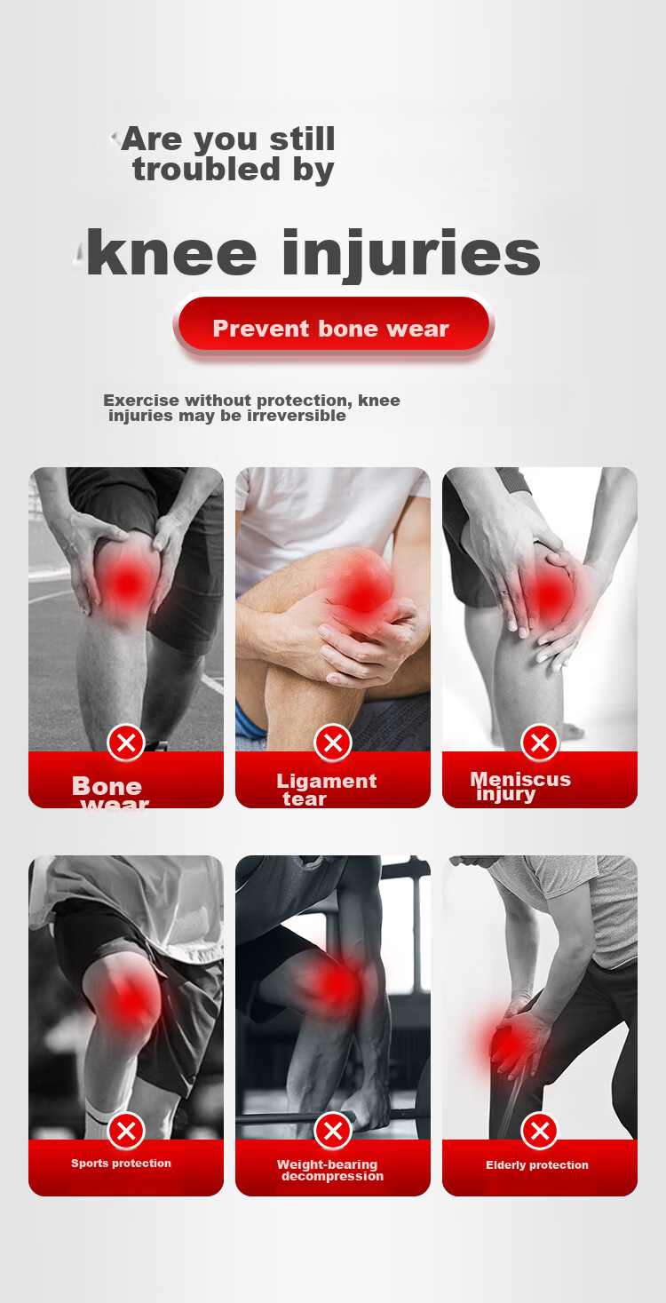 ANTA Knee Pads for Sports, Professional Running, Hiking, Meniscus Protection, Badminton, Basketball, Soccer, Cycling, Jump Rope, Knee Joint Protection Gear 2