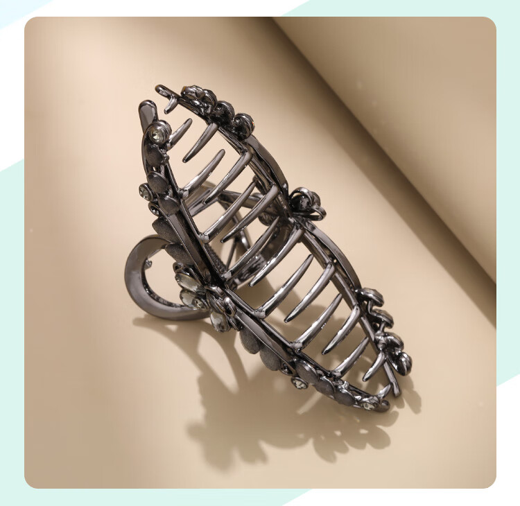 CHIMERA Luxury Hair Claw Clip, High-End Hair Accessory for Women, Elegant Rhinestone Hairpiece for Back of Head, Birthday Gift for Wome 32