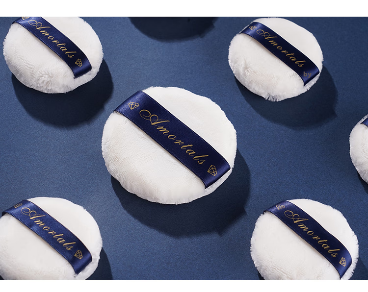 AMORTALS Velvet Feather Lightweight Face Powder Puff Large Size Loose Powder Puff Non-Absorbent Makeup Tool 26