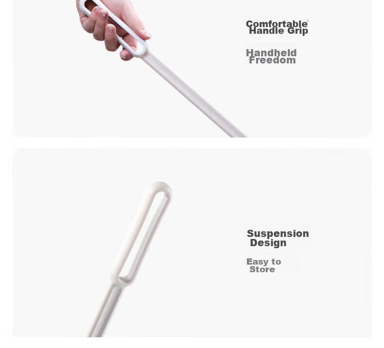 CHAHUA Toilet Brush, No Dead Angle, Wall-Mounted for Home Use, Long Handle for Cleaning Bathroom 17