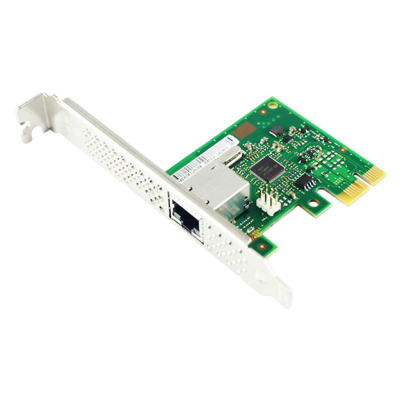 FLYBISH PCI-E X1 Gigabit Ethernet Card Single Port Desktop Computer I210-T1 Server Ethernet Port Wired Network Card Intel I210 Chip