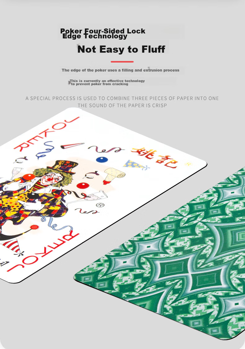 Yaoji Playing Cards for Outdoor Camping, Anti-Peeping, Doudizhu, Goujilei Games, Card Games, Poker Cards, 60 Decks, 2103 4