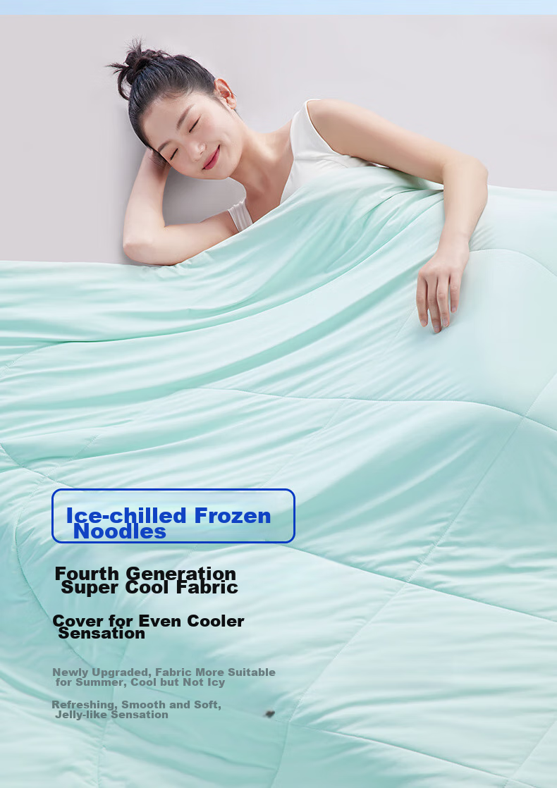 8H Class A Antibacterial Double-Sided Cooling Comforter for Summer, Coolness Rating 0.3, Cooling Quilt, 1.5*2m, L5 Gray 4