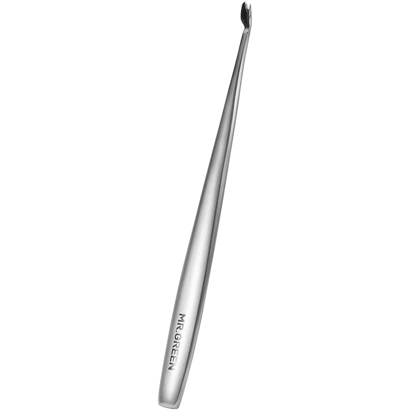 MR.GREEN German Dead Skin Fork, Dead Skin Pusher, Dead Skin Steel Scraper, V-Shaped Dead Skin Remover, Callus Remover, Manicure Tool, Stainless Steel Mr-2109