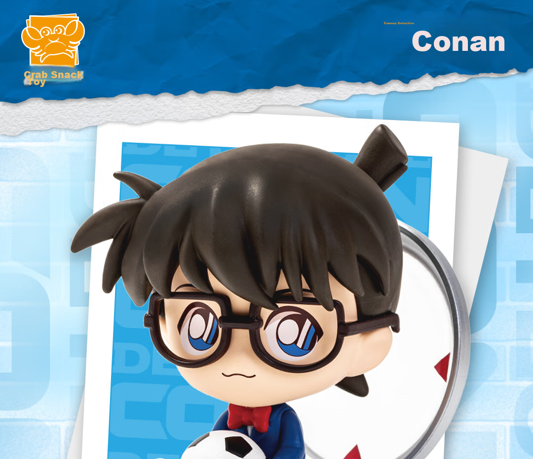 LDCX Detective Conan Peripheral Mini Detective Series Figurine Display, Blind Box, Birthday Gift Set 1
