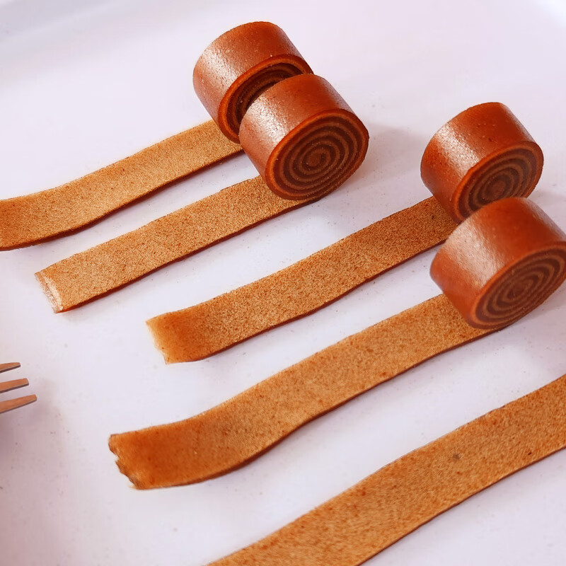 怡达双色山楂卷铁山楂200g 果丹皮山楂片蜜饯果干果糕儿童零食