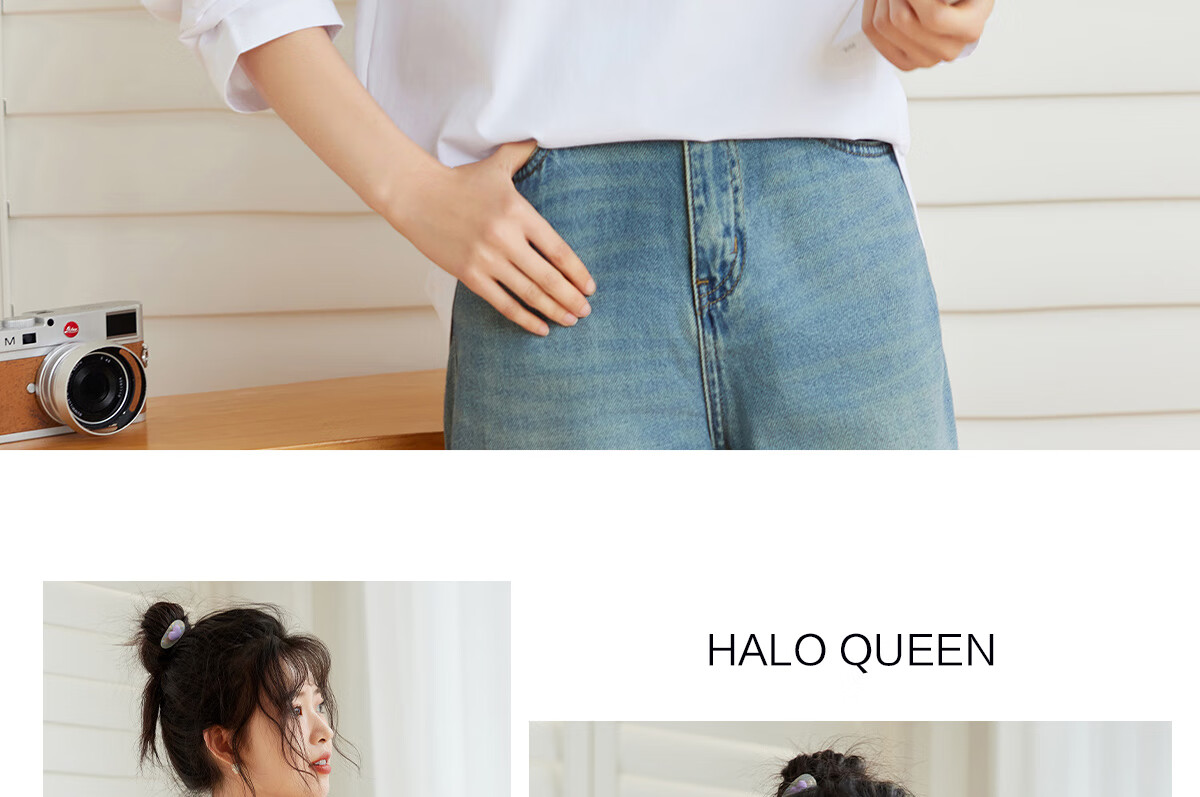 Halo Queen Long-Sleeve T-Shirt for Women, Spring And Autumn Round Neck Letter Print Casual Loose Comfortable Base Shirt Top New Product H143T2011 23