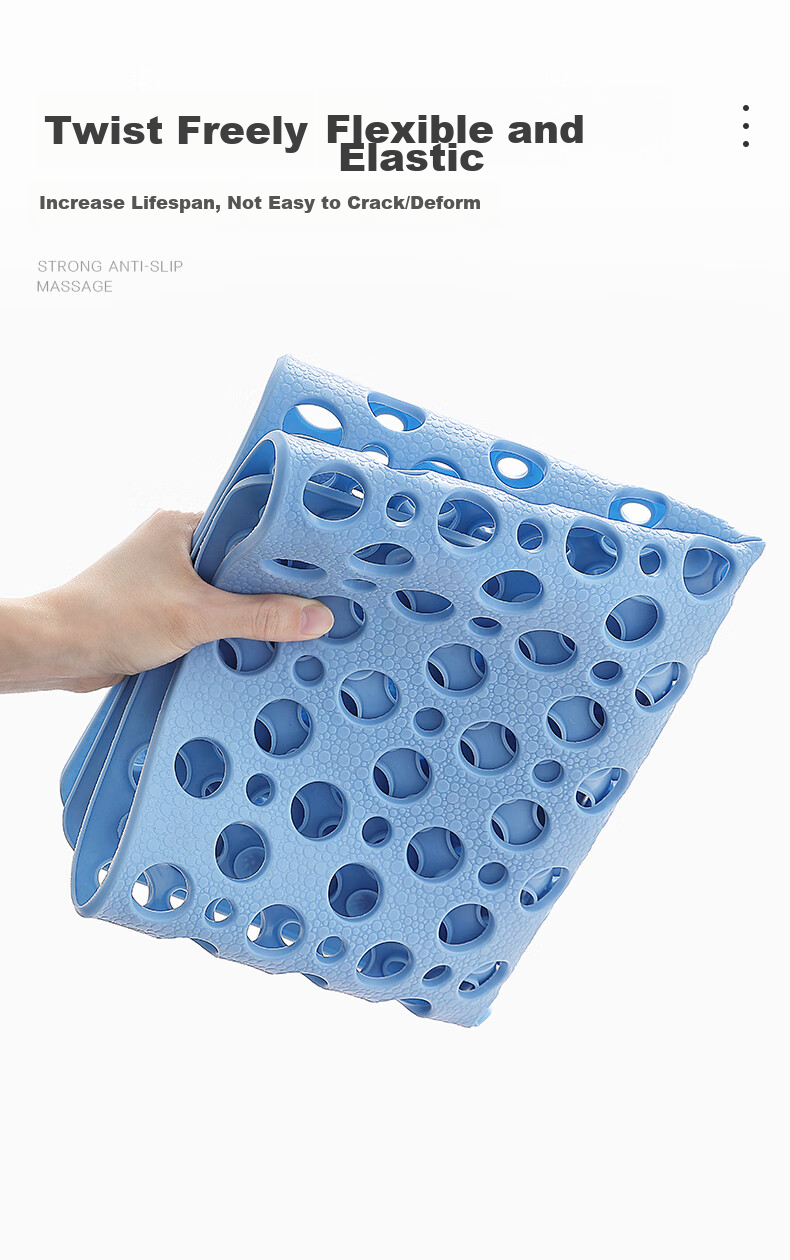 Dajiang TPE Bathroom Non-Slip Mat, Elderly Bathing Anti-Fall Floor Mat, Shower Room And Bathroom Specialized Non-Slip Mat, 43x75cm 10