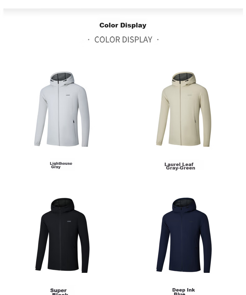 361° Men's Triple-Protection Jacket, Autumn Water-Repellent Sportswear, Casual Commuter Hooded Windbreaker, Outdoor Jacket 29