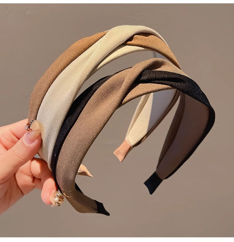 Xiangwan Headband, High Crown Hairpin for Women, Versatile Hairband for Going Out, Face-Washing Headband, Wide-Brimmed Hairpin, Hair Accessory, Gift for Wome 6