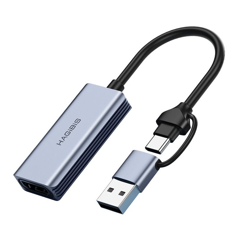 Hagibis Video Capture Card Switch2 Live Streaming HDMI Converter Type-C Capture Cable 4K Input PS5 Game NS Connection Tablet Laptop USB3.0 Interface MS2130