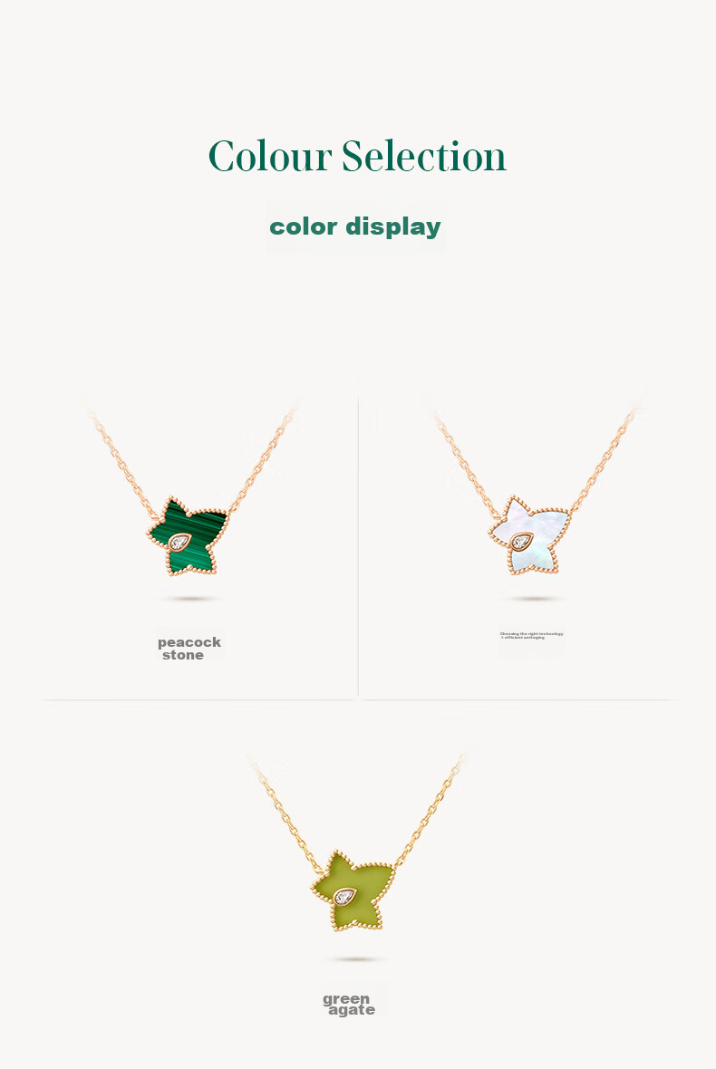 LOLA ROSE Evergreen Ivy Necklace for Women, Holiday Gift, Birthday Present for Girls 14