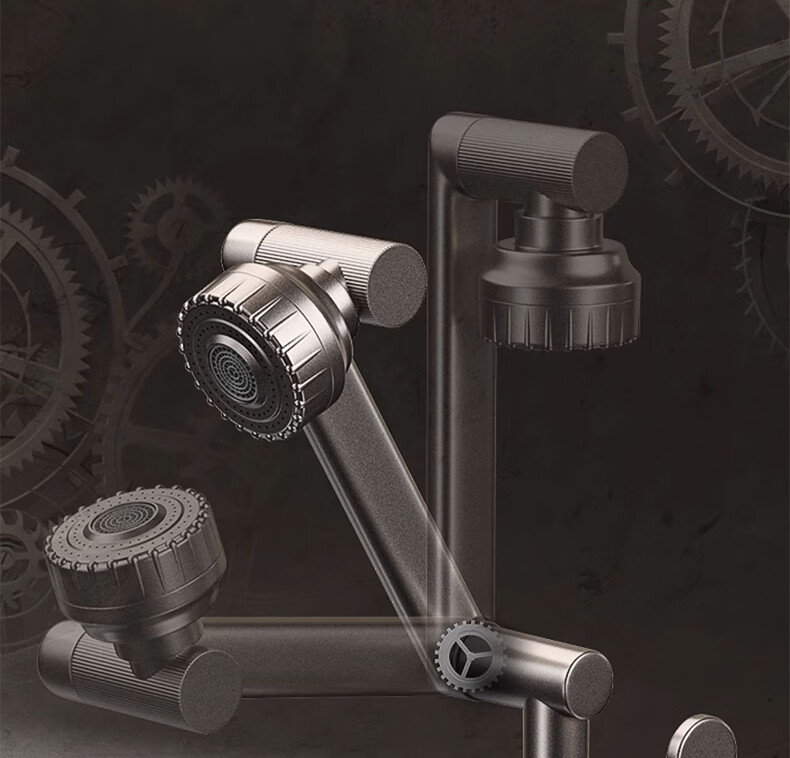 Zunchi Basin Faucet, Hot And Cold, 360-Degree Rotating Mechanical Arm, Lucky Cat, Washbasin, Sink, Bathroom Faucet 19