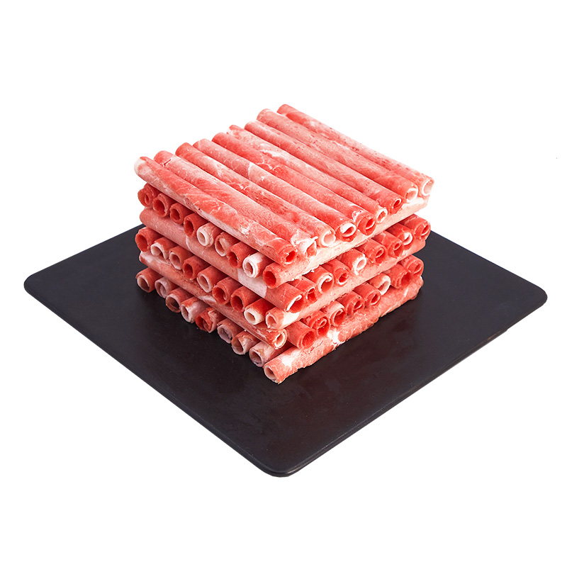 草原宏宝内蒙原切羔羊肉片 净重1斤/袋 羊肉卷 火锅食材 地标认证