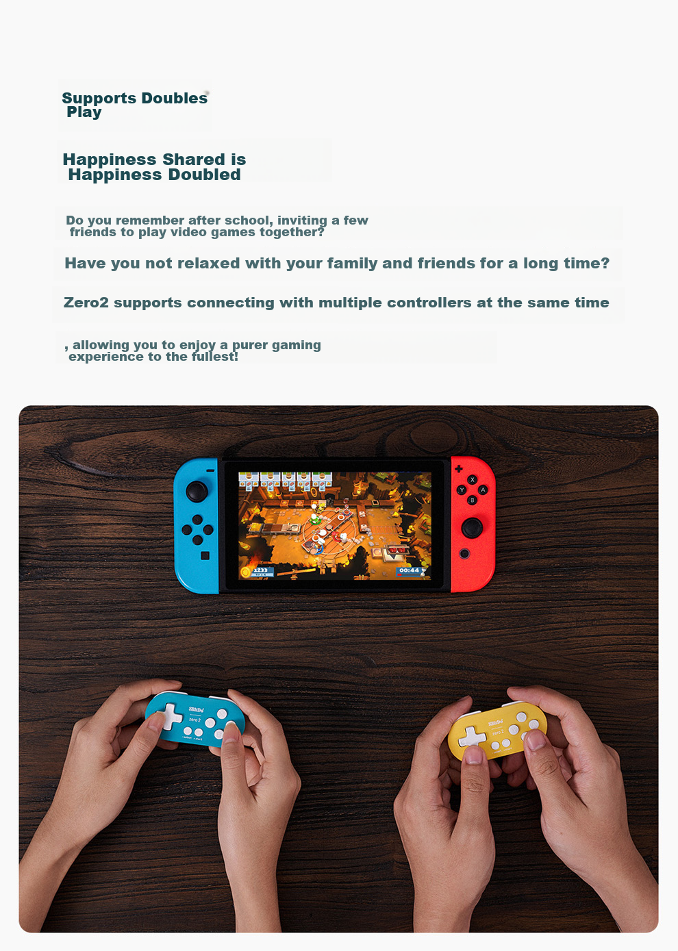 8BitDo Zero2 Mini Game Controller, Anki Shortcut Tool, Drawing Shortcut Assistant, Wireless Mobile Switch Game Console Steam, Cherry Blossom Pink 5