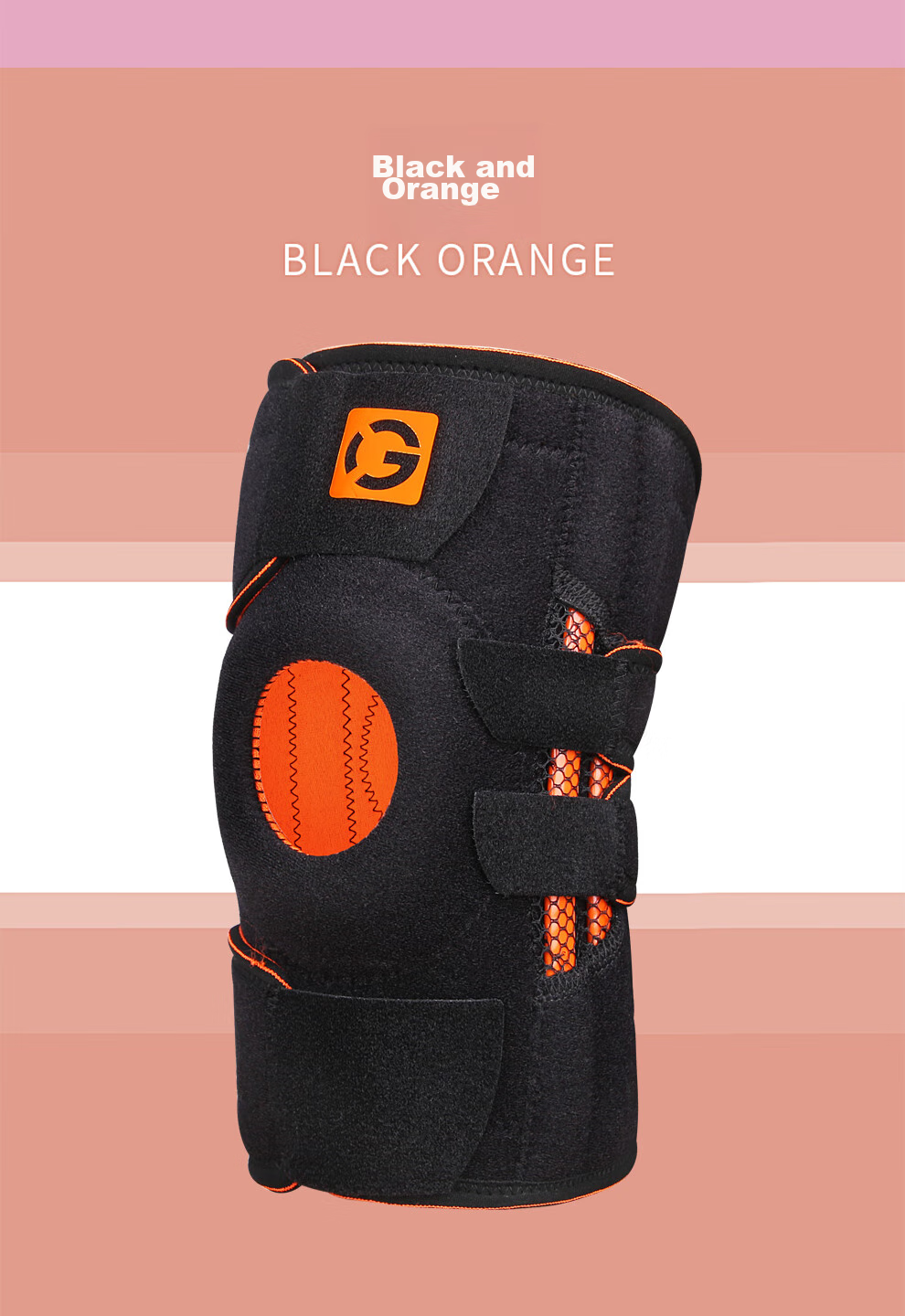 Gingpai Sport Knee Brace for Jump Rope, Professional Sports Knee Support for Women, Patella Protection for Running, Hiking, Badminton, Meniscus Knee Sleeve And Protector 17