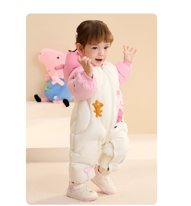 Balabala Baby Down Jumpsuit Boys Romper [Peppa Pig IP] 200424120102 10
