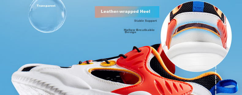 QIAODAN Boys' Cage Shoes, Children's Summer Breathable Sports Running Shoes, Big Kids' Cool Shock-Absorbing Sneakers, Size 40 37