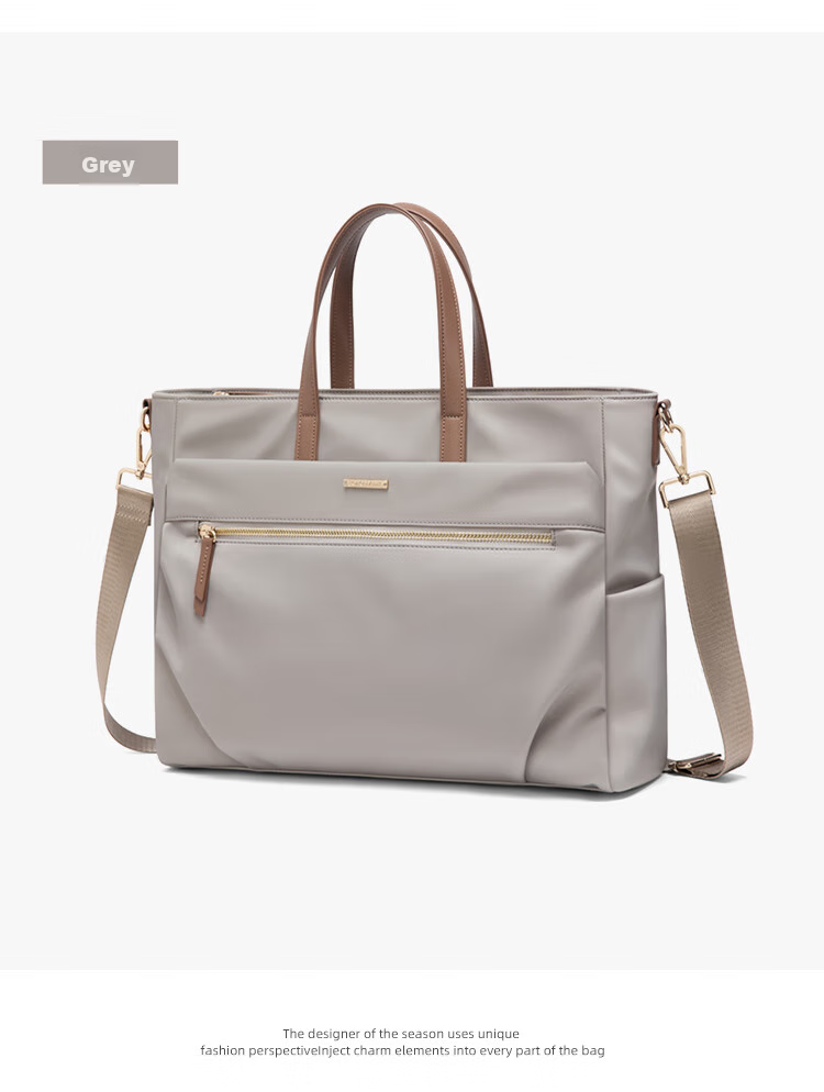 POLO Handbag, Women's Shoulder Bag, Ladies' 14-Inch Laptop Bag, Business Travel Office Bag, Gift for Girlfriend 24