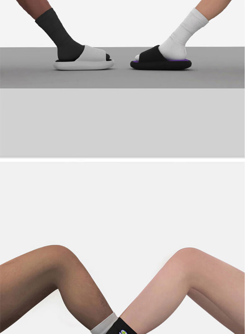 Chikoku Sports Slippers for Men, Summer Home Thick-Soled Non-Slip Trendy High-End Couple Outdoor Sandals for Women Summer 4