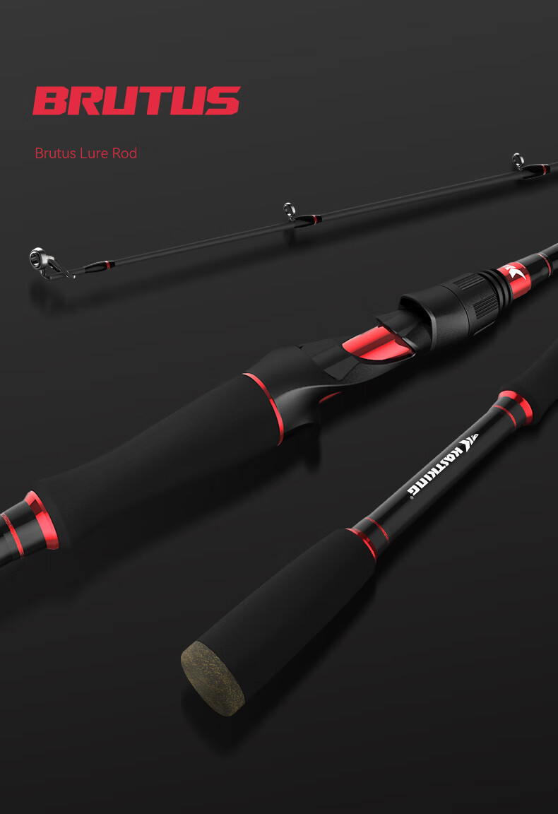 KastKing Lure Rod Set, Brutus Spinning Reel Set, Long-Casting Complete Fishing Rod Set, Topmouth Culter Rod 8