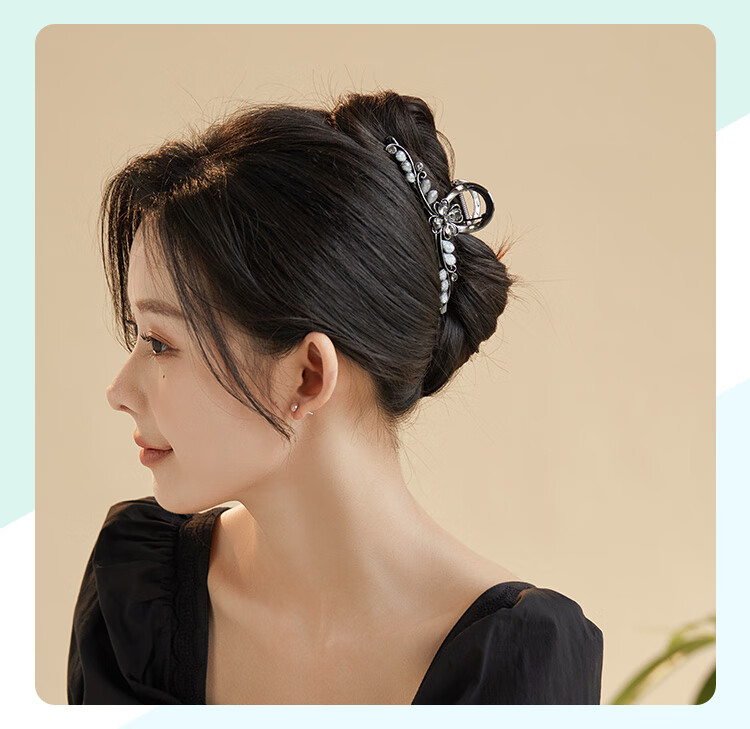 CHIMERA Luxury Hair Claw Clip, High-End Hair Accessory for Women, Elegant Rhinestone Hairpiece for Back of Head, Birthday Gift for Wome 25