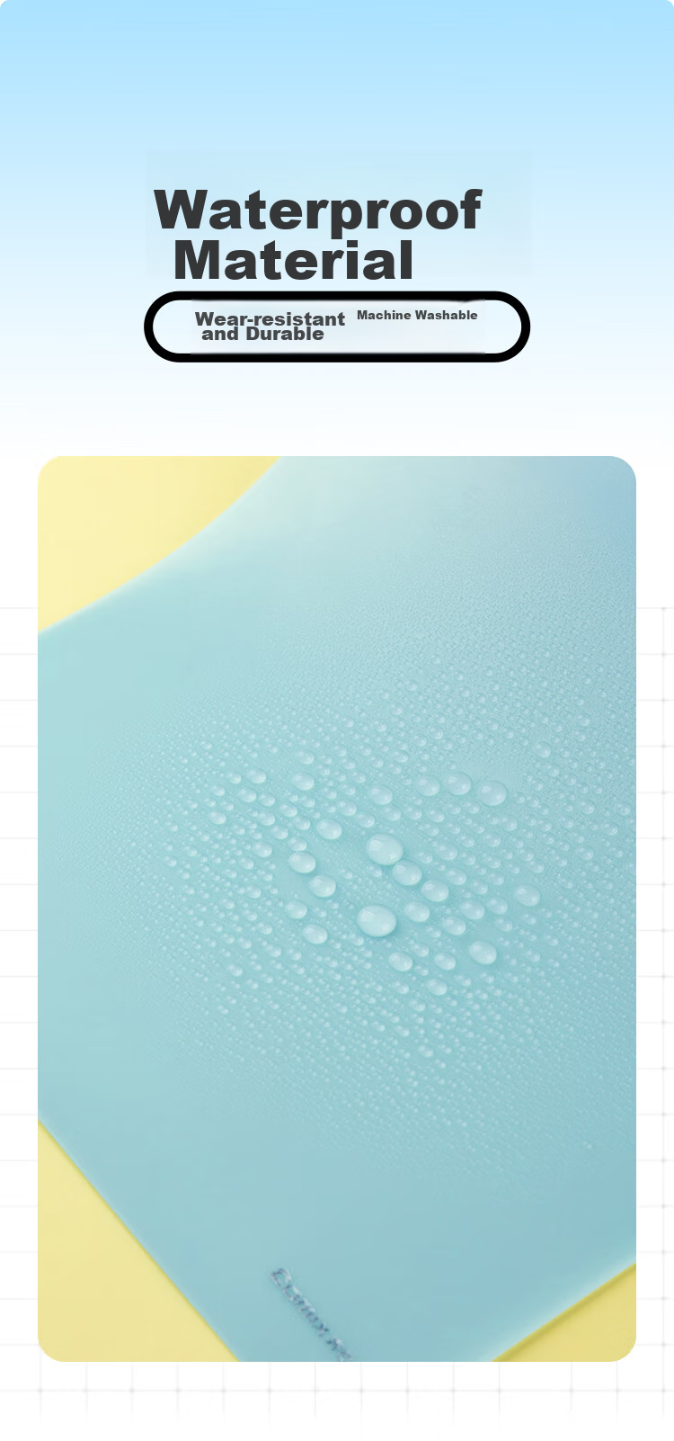 COMIX A4 Study Desk Pad for Students' Exams And Writing Soft Pad Board, Exam Homework Drawing Calligraphy Pad Board, Eco-Friendly EVA Writing Pad Board, Middle And High School Entrance Exam Stationery DS-319 6
