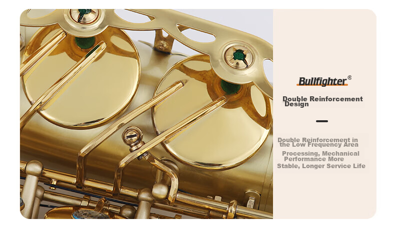 Bullfighter Saxes Instrument, Bass E-Flat Tuning, Double Reed Band, Professional Performance, Grading Exam, Universal Use 13