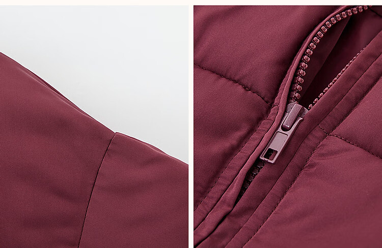 Fluffy Small Bread Winter Lightweight Warm Stand Collar Two-Way Wearing Cotton Jacket with Drawstring Short Women's Cotton Coat 7