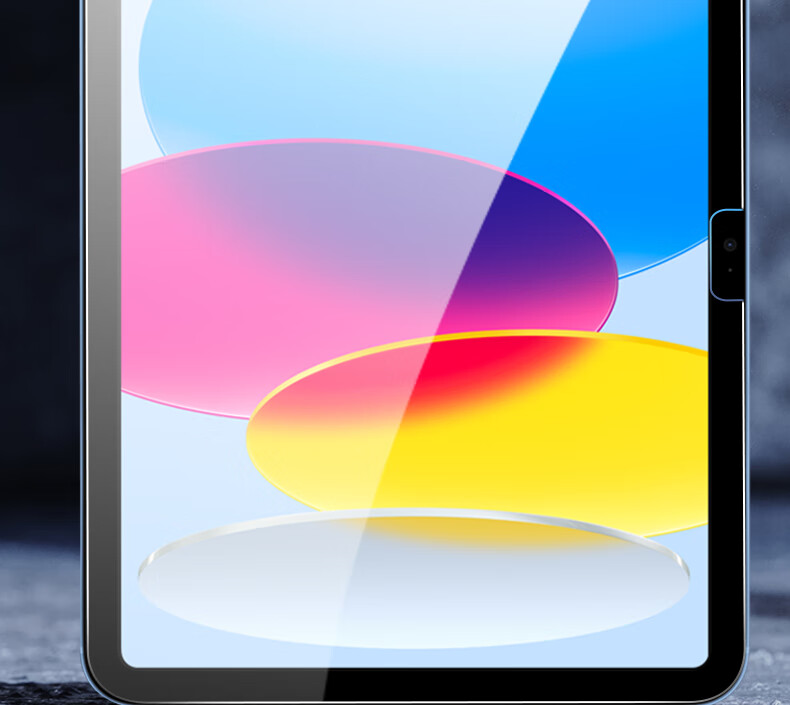 ESCASE Tempered Glass Screen Protector for IPad 11/10, Compatible with 2025 New 10.9-Inch HD Protective Film, 22-Inch Apple Tablet Anti-Drop Anti-Fingerprint Full Screen Slim Easy Installation Film 1